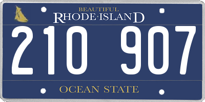 RI license plate 210907