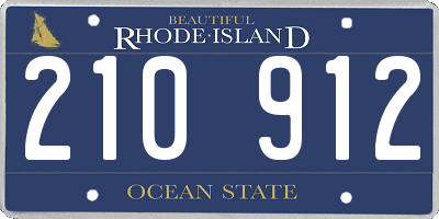RI license plate 210912
