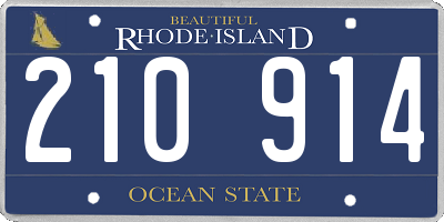 RI license plate 210914