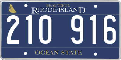 RI license plate 210916