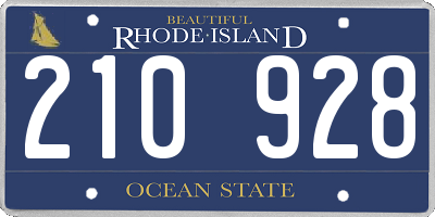 RI license plate 210928