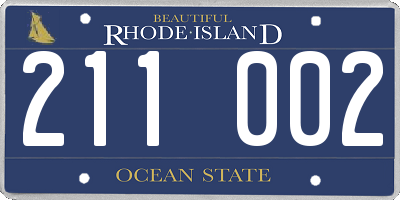 RI license plate 211002