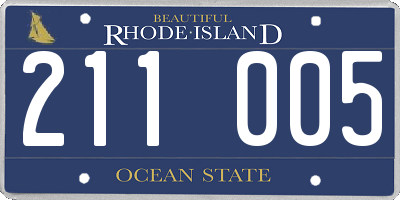 RI license plate 211005