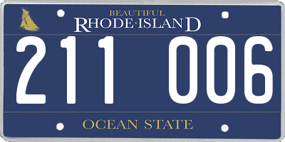 RI license plate 211006