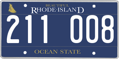 RI license plate 211008