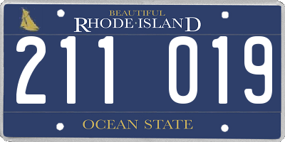 RI license plate 211019