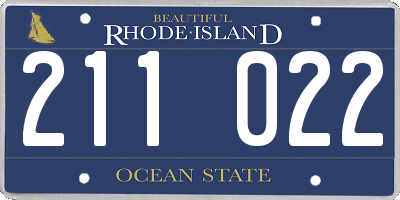 RI license plate 211022