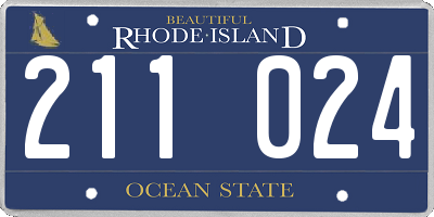 RI license plate 211024