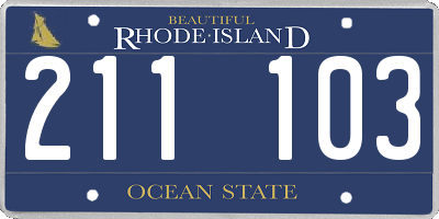 RI license plate 211103