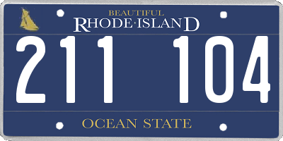 RI license plate 211104