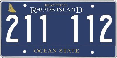 RI license plate 211112