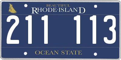 RI license plate 211113