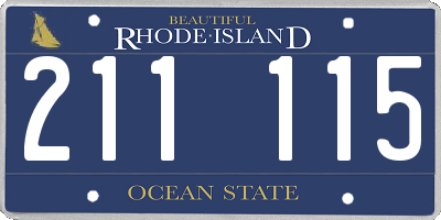 RI license plate 211115