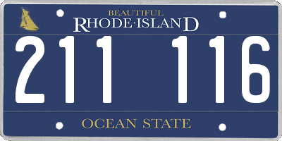 RI license plate 211116