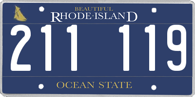 RI license plate 211119