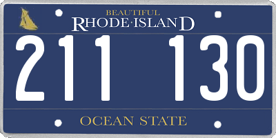RI license plate 211130