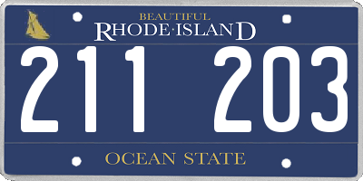 RI license plate 211203