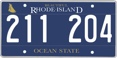 RI license plate 211204
