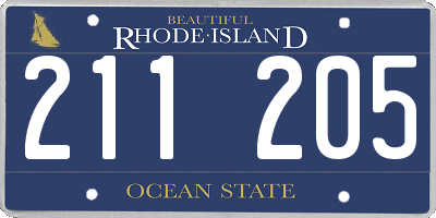 RI license plate 211205