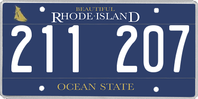 RI license plate 211207