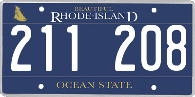 RI license plate 211208