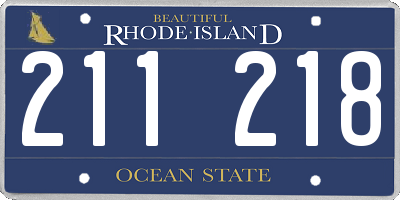 RI license plate 211218