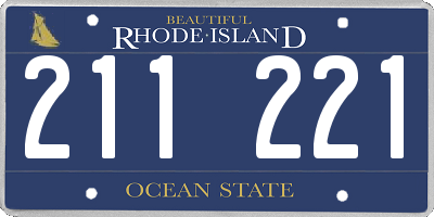 RI license plate 211221