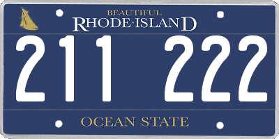 RI license plate 211222