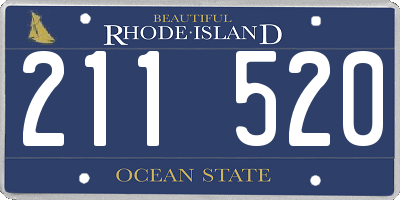 RI license plate 211520