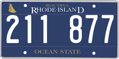RI license plate 211877