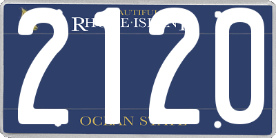 RI license plate 2120