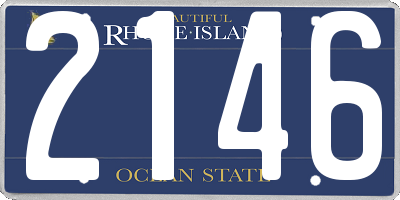 RI license plate 2146