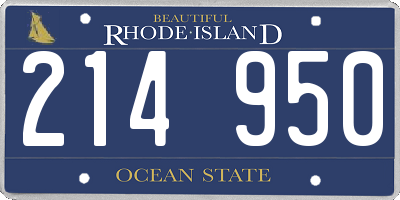 RI license plate 214950