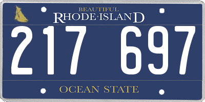 RI license plate 217697