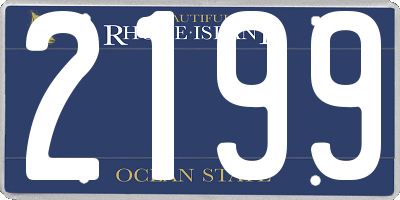 RI license plate 2199