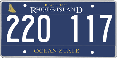 RI license plate 220117