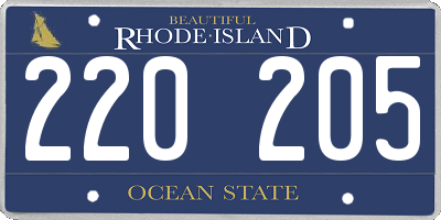RI license plate 220205