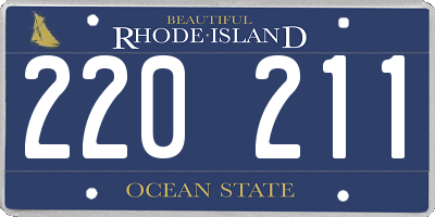 RI license plate 220211