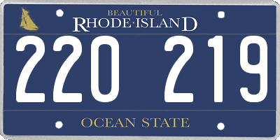 RI license plate 220219
