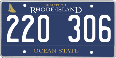 RI license plate 220306