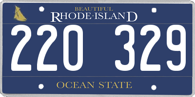 RI license plate 220329