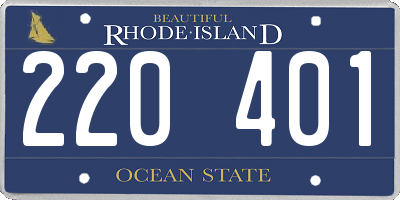 RI license plate 220401