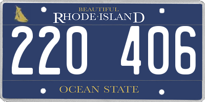 RI license plate 220406