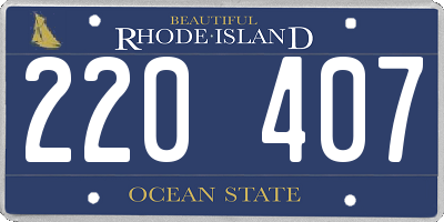 RI license plate 220407