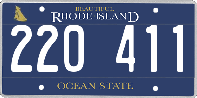 RI license plate 220411