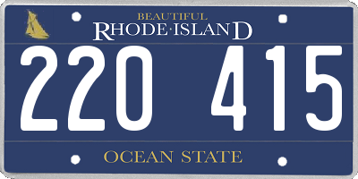 RI license plate 220415