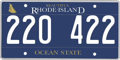 RI license plate 220422