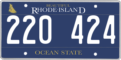 RI license plate 220424