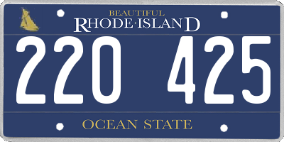 RI license plate 220425