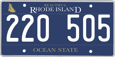 RI license plate 220505